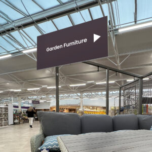 Garden Centre Display Ideas: Use signage to guide customers through your store