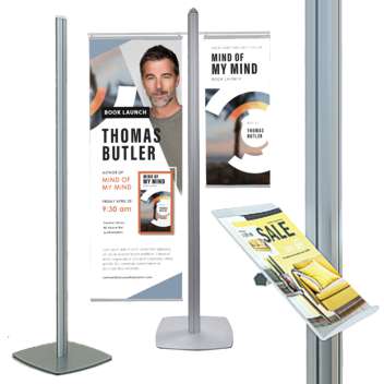 Combined display of graphics and brochures with InfoColumn